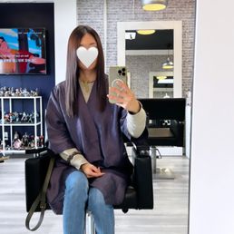 Silky straight perm Silky straight perm