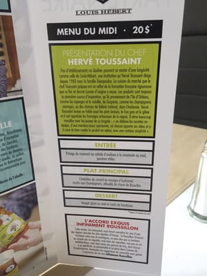 Menu photo 3 Louis Hebert Quebec City, QC