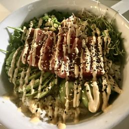 SPICY TUNA bowl delicious SPICY TUNA bowl delicious