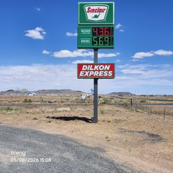 Dino Mart - Sign, fuel prices. My brother in law is obsessed with diesel prices. I sen him this photo.