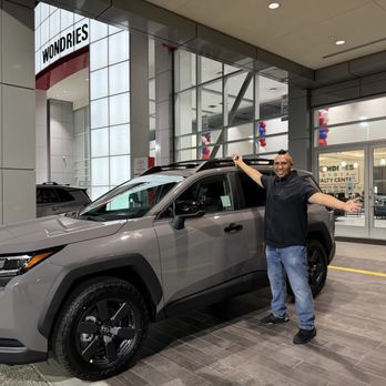 Wondries Toyota - Me with my 2026 RAV4 Woodland - Car Dealers Near Me - Alhambra, California Wondries Toyota - Me with my 2026 RAV4 Woodland - Car Dealers Near Me - Alhambra, California