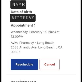 Aviva Pharmacy - Appointment confirmation but they don't do appointments... - Pharmacy Near Me - Long Beach, California Aviva Pharmacy - Appointment confirmation but they don't do appointments... - Pharmacy Near Me - Long Beach, California