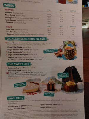 Menu photo 1 Bahama Breeze Orlando, FL