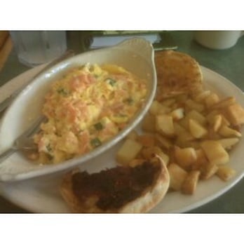 The Serving Spoon - Smoked salmon/eggs/cream cheese/chives, english muffin, potatoes - Breakfast & Brunch Near Me - Sarasota, Florida The Serving Spoon - Smoked salmon/eggs/cream cheese/chives, english muffin, potatoes - Breakfast & Brunch Near Me - Sarasota, Florida