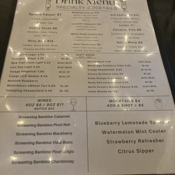 Knute's Tap Room - Drink Menu - Burgers Near Me - Shippensburg, Pennsylvania