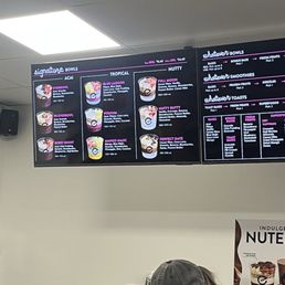Menu options Menu options