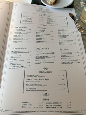 Menu photo 1 The Comet Club Westbury, NY Menu photo 1 The Comet Club Westbury, NY