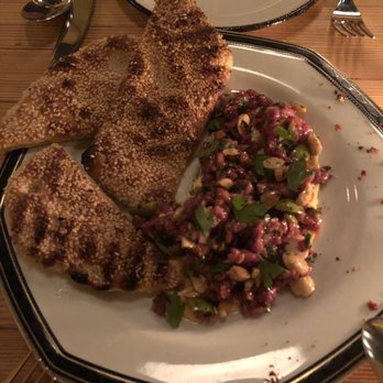 Nancy's Hustle - Lamb tartare - New American Near Me - Houston, Texas