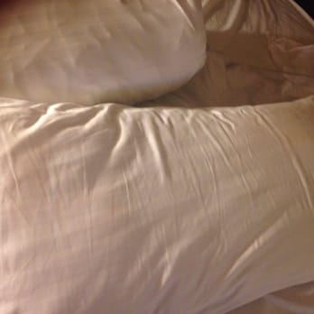 Primm Valley Resort - This is the nasty pillow with the dried make up!!!!!! GROSS!!!! - Hotels Near Me - Primm, Nevada