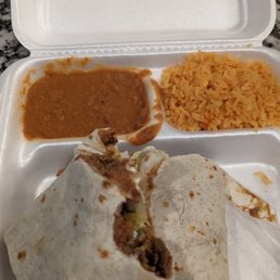 Beef fajita burrito Beef fajita burrito