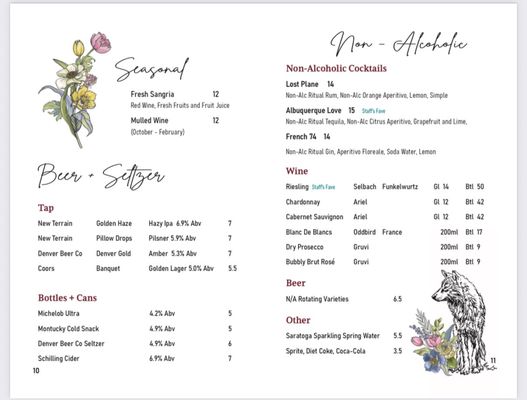 Menu photo 2 Wolf & Wildflower Lakewood, CO