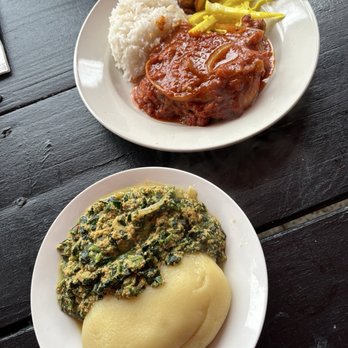 Open Crumb - Spinach and Egusi and Chicken Stew - Soul Food Near Me - Washington, DC, District of Columbia