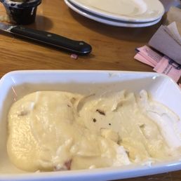 Overcooked mashed potatoes.  Like soup.