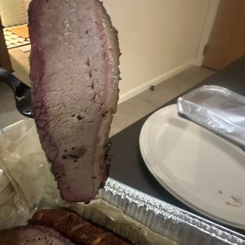 Terry Black's Barbecue - Dry brisket - Barbeque Near Me - Austin, Texas