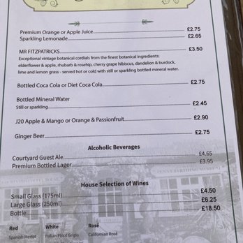 Courtyard Coffee House - Cold drink - Coffee & Tea Near Me - Knutsford, CHE