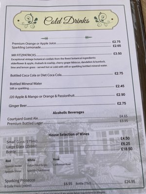 Menu photo 2 Courtyard Coffee House Knutsford, CHE