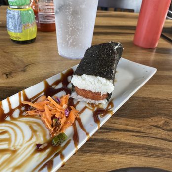 Big Kahuna's - Musubi half eaten because I couldn't wait - Hawaiian Near Me - Imperial Beach, California