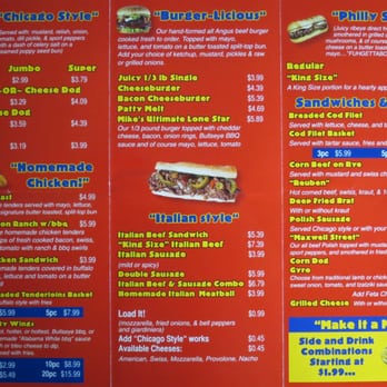 Mike's Red Hots - the menu - Hot Dogs Near Me - Milwaukee, Wisconsin Mike's Red Hots - the menu - Hot Dogs Near Me - Milwaukee, Wisconsin