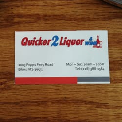 Quicker 2 Liquor