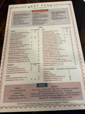 Menu photo 8 Next Door Beach Bistro Flagler Beach, FL Menu photo 8 Next Door Beach Bistro Flagler Beach, FL