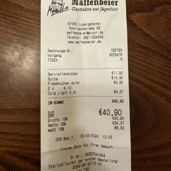 Gaststätte Maffenbeier