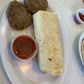 One Man Band - Breakfast burrito and a side of sausage - Breakfast & Brunch Near Me - Lehi, Utah One Man Band - Breakfast burrito and a side of sausage - Breakfast & Brunch Near Me - Lehi, Utah