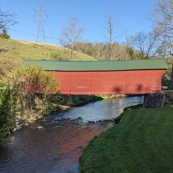 Link Farm Covered Bridge - Link Farm Covered Bridge, Newport - Landmarks & Historical Buildings Near Me - Newport, Virginia