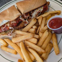 Chicken Parmesan sandwich Chicken Parmesan sandwich