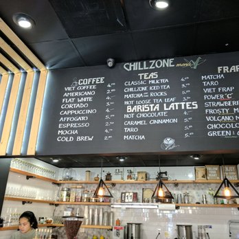 Chill Zone - The beverages. - Coffee & Tea Near Me - Arlington, Virginia