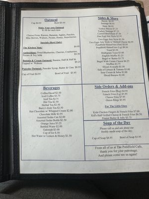 Menu photo 2 Pondfield Cafe Bronxville, NY Menu photo 2 Pondfield Cafe Bronxville, NY