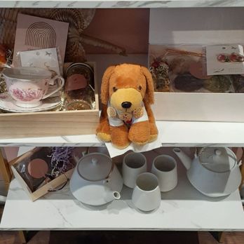 Sugarbird Cafe - Shelf w/tea set. 11/23/24 - Bakeries Near Me - Glendale, California Sugarbird Cafe - Shelf w/tea set. 11/23/24 - Bakeries Near Me - Glendale, California