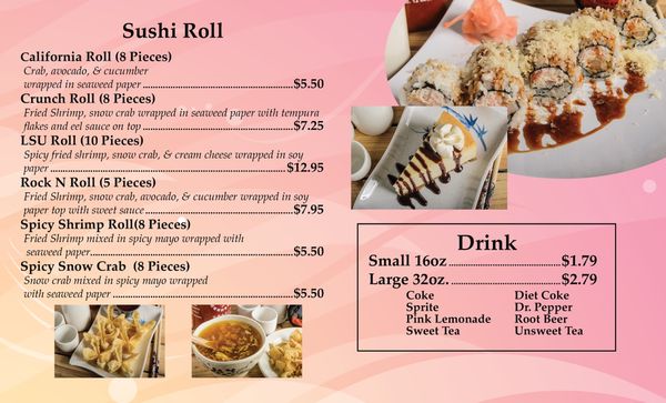 Menu photo 7 Hibachi Express Pineville, LA Menu photo 7 Hibachi Express Pineville, LA