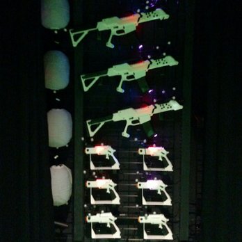 Sandbox VR - Storage wall of weapons - Virtual Reality Centers Near Me - San Diego, California Sandbox VR - Storage wall of weapons - Virtual Reality Centers Near Me - San Diego, California