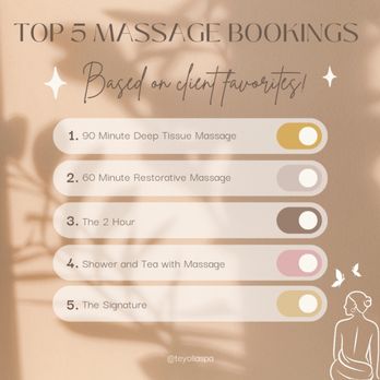 Teyolia Spa - Take a peak at our clients go-to Massage Bookings. - Massage Near Me - Lawrence, Kansas