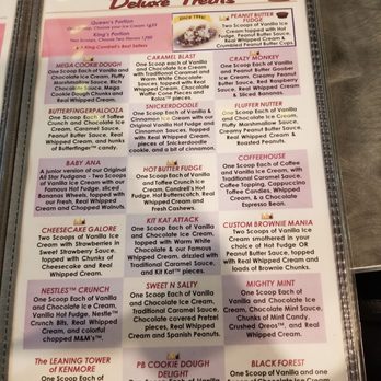 King Condrell's Candy & Ice Cream - Menu - Candy Stores Near Me - Kenmore, New York