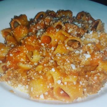 The Red Hen - Mezze Rigatoni with Fennel Sausage Ragu & Pecorino Romano.  You must tell the gluten & carb police to go home and try this! - Italian Near Me - Washington, DC, District of Columbia