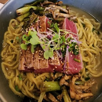 Plank Provisions - Wood Grilled Ahi Tuna* - Seafood Near Me - Austin, Texas Plank Provisions - Wood Grilled Ahi Tuna* - Seafood Near Me - Austin, Texas