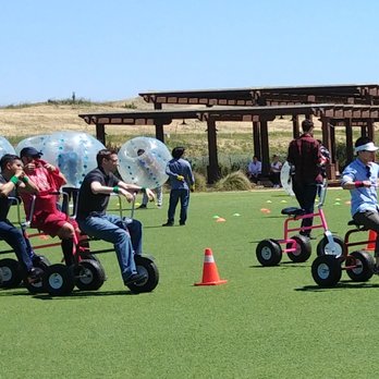 Amazing Events - Transport puzzle pieces using tricycles in another of our multi challenges. - Party & Event Planning Near Me - Los Altos, California Amazing Events - Transport puzzle pieces using tricycles in another of our multi challenges. - Party & Event Planning Near Me - Los Altos, California