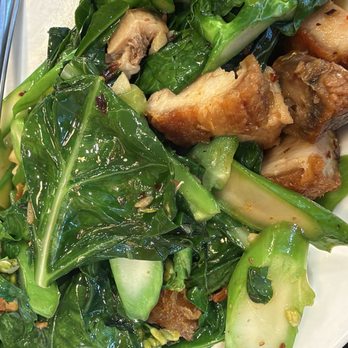 Siam City Thai Kitchen - Crispy Pork with Chinese broccoli - Thai Near Me - Waipahu, Hawaii Siam City Thai Kitchen - Crispy Pork with Chinese broccoli - Thai Near Me - Waipahu, Hawaii