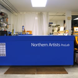 Northern Artists ProLab - The order counter.
