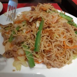 Singaporean style fried rice noodle Singaporean style fried rice noodle