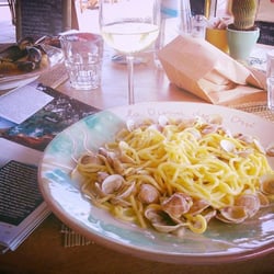 Duna degli Orsi - Spaghetti alle vongole e calice di bianco