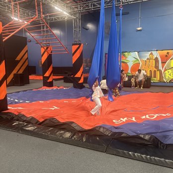 Sky Zone Trampoline Park - Monkey bars - Trampoline Parks Near Me - Riverside, California