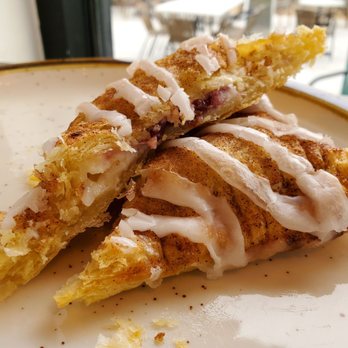 Horizon Shine - Mixed Berry Strudel ($7.00), cut in half to reveal filling - Coffee & Tea Near Me - Henderson, Nevada