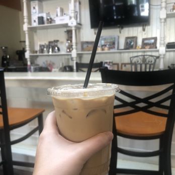 Caffe Amouri - vietnamese iced coffee and bar seating - they do coffee roasting/brewing classes here! - Coffee & Tea Near Me - Vienna, Virginia