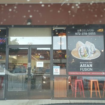 Chasu Kitchen - Store front on a rainy April day - Asian Fusion Near Me - Plano, Texas Chasu Kitchen - Store front on a rainy April day - Asian Fusion Near Me - Plano, Texas