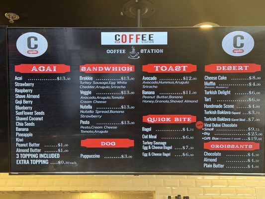 Menu photo 1 Coffee Station Long Beach, CA