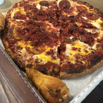 Big Belly Pizza - TNT 12" 6 wings in franks sauce. - Pizza Near Me - Lancaster, California