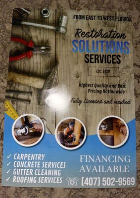 Restoration Solutions Logo