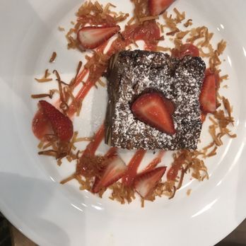 Sprigs Grille Restaurant - Toasted Coconut-Valrhona Chocolate Bread Pudding - Seafood Near Me - Kapolei, Hawaii